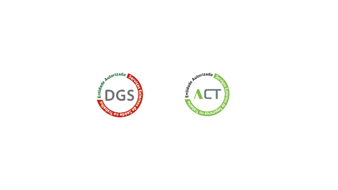 Logotipos do ACT e da DGS